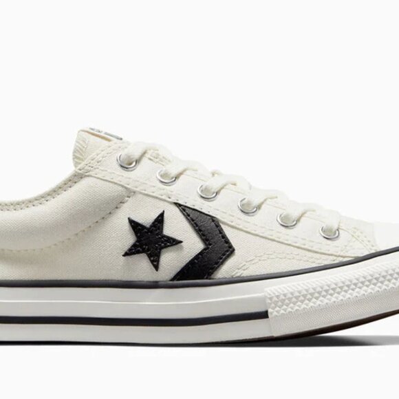 Converse Star Player Sneakers - White Sneakers - Canvas - Low Top Chuck Taylors - Picture 1 of 8